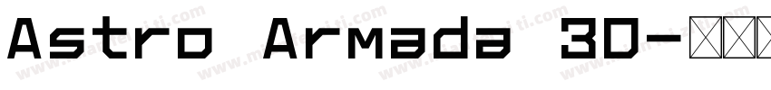 Astro Armada 3D字体转换